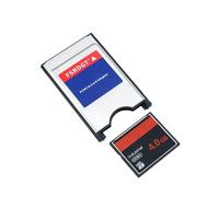 ANXILE 1 carte mémoire flash compacte Extreme 4 Go et 1 adaptateur de carte PC pour appareil photo CF UDMA haute vitesse