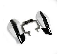 AnXin Garde-main de moto 22 mm et 28 mm pour Pit Dirt Bike Motocross Enduro Supermoto Racing ATV Quad CRF YZF KXF RMZ KLX DRZ (Blanc)