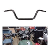 AnXin Guidon de moto universel pour Harley Sportster XL 883 1200 Custom Chopper Cruiser Bobber Softail Dyna Tour Glide Road CG125 - 2,2 cm