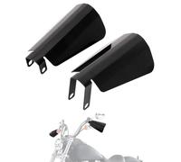 AnXin Protège-Mains de Moto - Brillants - Coupe Cercueil - pour Sportster Dyna Touring Street Glide Road King Electra Glide Baggers 2006 Et Plus Vieux- Taille L