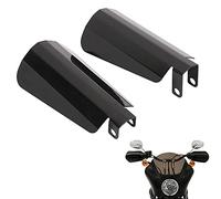 AnXin Protège-mains de moto, brillants en forme de cercueil pour Sportster Dyna Touring Street Glide Road King Electra Glide Baggers 2006 et plus anciens, taille S