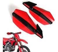 AnXin Protège-Mains pour Guidon de Moto 2,2 cm (2,2 cm) pour Honda CRF250 CRF450 CR250 CR125 CRF230 CRF230 XR250 CR50 Rouge