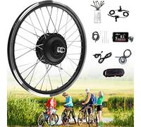 ANXYYDS Kit de Conversion Ebike Kit de Conversion Roue Libre Roue arrière E-Bike Kit de Conversion vélo électrique 20"/24"/26"/27.5"/28"/29"/700C Kit de Conversion Pedelec 48V/350W-26inch