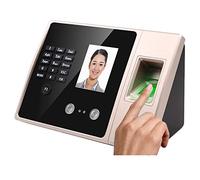 ANXYYDS Machine de présence,pointeuse horaire Personnel,Machine d'assistance Intelligente Reconnaissance d'empreinte Digitale de Mot de Passe de Visage Mélange Horloge biométrique,English,220V