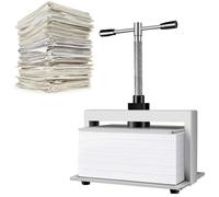 ANXYYDS Presse à Papier Manuelle, Machine à aplatir Les Livres A3/A4, pour Reliure de Notes, factures de Bureau, Machine à aplatir en Acier, Pression de 3306lbs/1500kg,A3