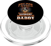 Any Man Can Be A Father Australian Cattle Daddy Dog Dad PopSockets PopGrip pour MagSafe