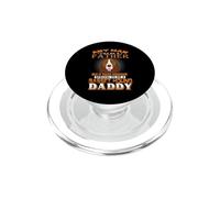 Any Man Can Be A Father Basset Hound Daddy Funny Dog Dad PopSockets PopGrip pour MagSafe