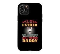 Any Man Can Be A Father Bull Terrier Daddy Funny Dog Lover Coque pour iPhone 11 Pro