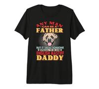 Any Man Can Be A Father English Mastiff Daddy Dog Lover T-Shirt Haut de Gamme
