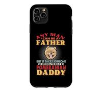 Any Man Can Be A Father Pomeranian Daddy Funny Dog Lover Coque pour iPhone 11 Pro Max