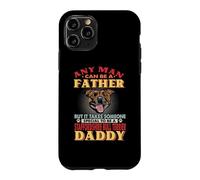 Any Man Can Be A Father Staffordshire Bull Terrier Daddy Dog Coque pour iPhone 11 Pro