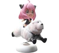 Anya with Bond Forger Action Figures, Cartoon PVC Statue Anime Figure Model Desktop Collection Décoration Cadeau 8,9 cm (A)