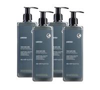 Anyah - Après-Shampoing Hydratant au Beurre de Karité - 4 x 480 ml - Conditionneur Nourrissant pour Cheveux Secs, Abîmés et Colorés - Ecolabel et Vegan