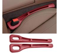 ANYANH 2 Pièces Rembourrage Fente de Siège pour Ford Transit (2004-2006), Bouchon Interstice Console Centrale Organisateur Rangement Intérieur,C/Red