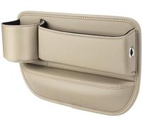 ANYANH Voiture Siège Écart Organisateur, pour Ford Escape 2001-2006,Évite la Chute Petits Objets Portable Organisateur Console Adjustable,D/Beige