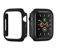 Anybase Coque de Protection Rigide en Polycarbonate pour Apple Watch 41 mm Series 8/9/SE 2 - Ultra Fine - Arrière Ouvert - Protection Transparente - Noir