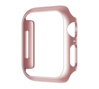 Anybase Coque Rigide en Polycarbonate pour Apple Watch 40 mm (série 4/5/6/7) - Coque de Protection Ultra Fine - Dos Ouvert - Protection Transparente - Or Rose