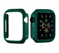 Anybase Coque Rigide en Polycarbonate pour Apple Watch 41 mm Series 8/9/SE 2 - Ultra Fine - Arrière Ouvert - Protection Transparente - Vert foncé