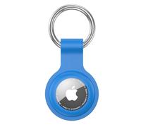 Anybase Étui pour Airtag, Coque en Silicone Ultra légère pour Air Tags avec Porte-clés Anti-Perte - Accessoire Bleu Ciel