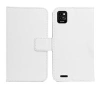 Anybird Blanc PU Cuir Housse Coque Etui Couverture Protecteur Cas Portefeuille Flip Case Cover pour Energizer Ultimate u505s 5"