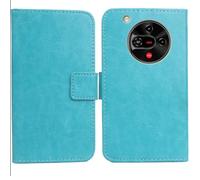 Anybird Bleu PU Cuir Housse Coque Etui Couverture Protecteur Cas Portefeuille Flip Case Cover pour Nubia Focus 2 5G 6.7"
