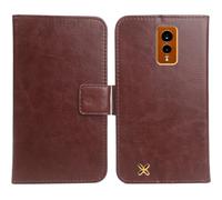 Anybird Brun PU Cuir Housse Coque Etui Couverture Protecteur Cas Portefeuille Flip Case Cover pour Hammer Energy X 5.5"
