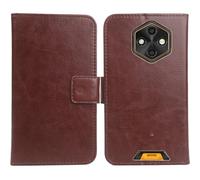 Anybird Brun PU Cuir Housse Coque Etui Couverture Protecteur Cas Portefeuille Flip Case Cover pour Ulefone RugKing 4 Pro 6.56"