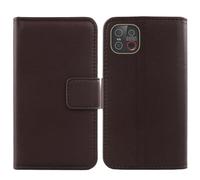 Anybird Flip Brun Veritable Cuir Housse Magnétique Téléphone Coque pour Emporia Smart.7 Lite / E7 Lite/Smart.ME75.45 Étui Cas Protecteur Case Portefeuille Cover