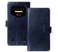 Anybird Flip Cuir Housse Magnétique Téléphone Coque TPU Silicone pour Oukitel WP23 / Oukitel WP23 Pro/Oukitel WP23 Plus 6.52" Étui Cas Protecteur Case Portefeuille Cover Business Wallet (Bleu Fonce)
