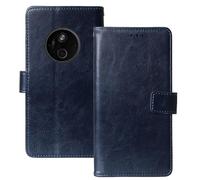 Anybird Flip Cuir Housse Magnétique Téléphone TPU Silicone Coque pour Nokia 125 4G 2024 / Nokia 110 4G 2024 / HMD 110 4G 2.4" Étui Cas Couverture Protecteur Case Portefeuille (Bleu Fonce)