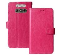 Anybird Flip Premium Cuir Housse Magnétique Téléphone Coque pour Beafon Model SL280 Pro LTE 4G 2" Étui Cas Couverture Protecteur Case Portefeuille Cover Business Wallet (Rose)