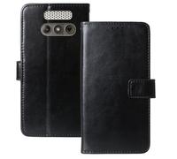 Anybird Flip Premium Cuir Housse Magnétique Téléphone Coque pour Beafon Model SL280 Pro LTE 4G 2" Étui Cas Couverture Protecteur Case Portefeuille Cover Business Wallet (Noir)
