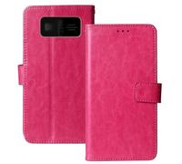 Anybird Flip Premium Cuir Housse Magnétique Téléphone Coque pour Beafon SL230 LTE 4G 1.8" Étui Cas Couverture Protecteur Case Portefeuille Cover Business Wallet (Rose)