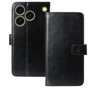 Anybird Flip Premium Cuir Housse Magnétique Téléphone Coque pour CUBOT A50 6.58" Étui Cas Couverture Protecteur Case Portefeuille Cover Business Wallet (Noir)