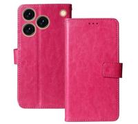 Anybird Flip Premium Cuir Housse Magnétique Téléphone Coque pour CUBOT A50 6.58" Étui Cas Couverture Protecteur Case Portefeuille Cover Business Wallet (Rose)