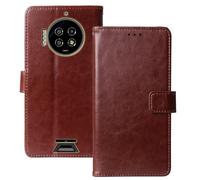 Anybird Flip Premium Cuir Housse Magnétique Téléphone Coque pour Energizer Hard Case P28K 6.78" Étui Cas Couverture Protecteur Case Portefeuille Cover Business Wallet (Brun)