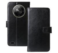 Anybird Flip Premium Cuir Housse Magnétique Téléphone Coque pour FOSSiBOT F105 6.74" Étui Cas Couverture Protecteur Case Cover (Noir)