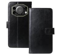 Anybird Flip Premium Cuir Housse Magnétique Téléphone Coque pour FOSSiBOT F110 Pro 5G 6.74" Étui Cas Couverture Protecteur Case Portefeuille Cover Business Wallet (Noir)