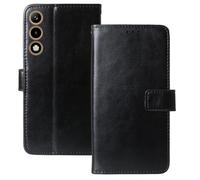 Anybird Flip Premium Cuir Housse Magnétique Téléphone Coque pour Hammer Ventus 5G 6.77" Étui Cas Couverture Protecteur Case Portefeuille Cover Business Wallet (Noir)