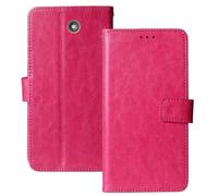 Anybird Flip Premium Cuir Housse Magnétique Téléphone Coque pour HMD 215 4G 2.8"/ Nokia 215 4G 2.8" Étui Cas Couverture Protecteur Case Portefeuille Cover Business Wallet (Rose)
