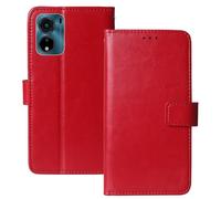 Anybird Flip Premium Cuir Housse Magnétique Téléphone Coque pour HOTWAV Note 12 EF 6.8" Étui Cas Couverture Protecteur Case Portefeuille Cover Business Wallet (Rouge)