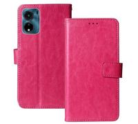 Anybird Flip Premium Cuir Housse Magnétique Téléphone Coque pour HOTWAV Note 12 EF 6.8" Étui Cas Couverture Protecteur Case Portefeuille Cover Business Wallet (Rose)
