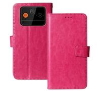 Anybird Flip Premium Cuir Housse Magnétique Téléphone Coque pour iHunt Primo 4G 2.4" Étui Cas Couverture Protecteur Case Portefeuille Cover Business Wallet (Rose)
