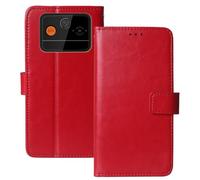 Anybird Flip Premium Cuir Housse Magnétique Téléphone Coque pour iHunt Primo 4G 2.4" Étui Cas Couverture Protecteur Case Portefeuille Cover Business Wallet (Rouge)