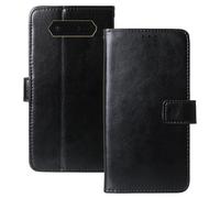 Anybird Flip Premium Cuir Housse Magnétique Téléphone Coque pour JCB Tradesman 2F 4G 2.4" Étui Cas Couverture Protecteur Case Portefeuille Cover Business Wallet (Noir)