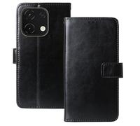 Anybird Flip Premium Cuir Housse Magnétique Téléphone Coque pour Logicom Cosmo M2 Pro 6.75" Étui Cas Couverture Protecteur Case Portefeuille Cover Business Wallet (Noir)