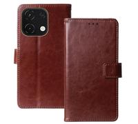 Anybird Flip Premium Cuir Housse Magnétique Téléphone Coque pour Logicom Cosmo M2 Pro 6.75" Étui Cas Couverture Protecteur Case Portefeuille Cover Business Wallet (Brun)