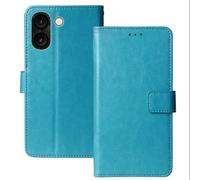 Anybird Flip Premium Cuir Housse Magnétique Téléphone Coque pour Logicom Orion E1 6.75" Étui Cas Couverture Protecteur Case Portefeuille Cover Business Wallet (Bleu)
