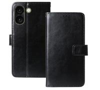 Anybird Flip Premium Cuir Housse Magnétique Téléphone Coque pour Logicom Orion E1 6.75" Étui Cas Couverture Protecteur Case Portefeuille Cover Business Wallet (Noir)