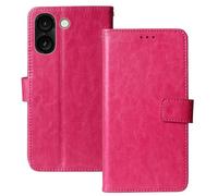 Anybird Flip Premium Cuir Housse Magnétique Téléphone Coque pour Logicom Orion E1 6.75" Étui Cas Couverture Protecteur Case Portefeuille Cover Business Wallet (Rose)